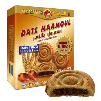 Alkaramah Whole Wheat Date Maamoul (320g) - Papaya Express